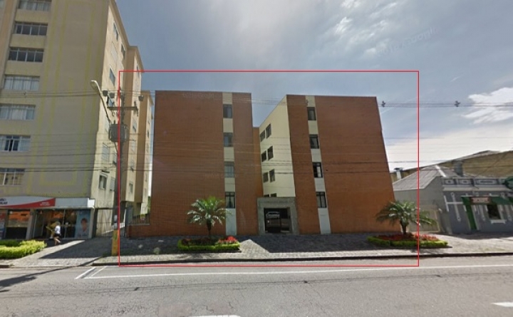 Apartamento nº 506 - Conjunto Residencial Mercês - Avenida Manoel Ribas nº 728 - Área privativa: 83,61m². Área total: 123,98m².